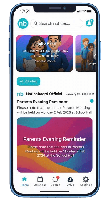 Noticeboard Mobile App