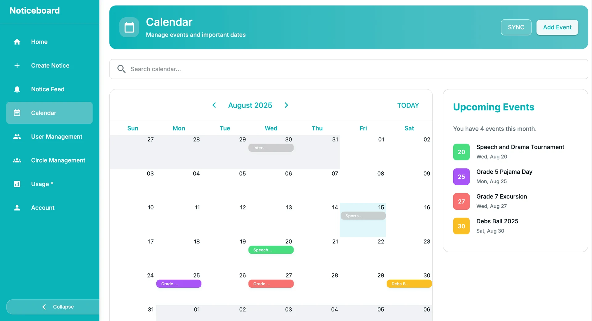 Calendar Integration